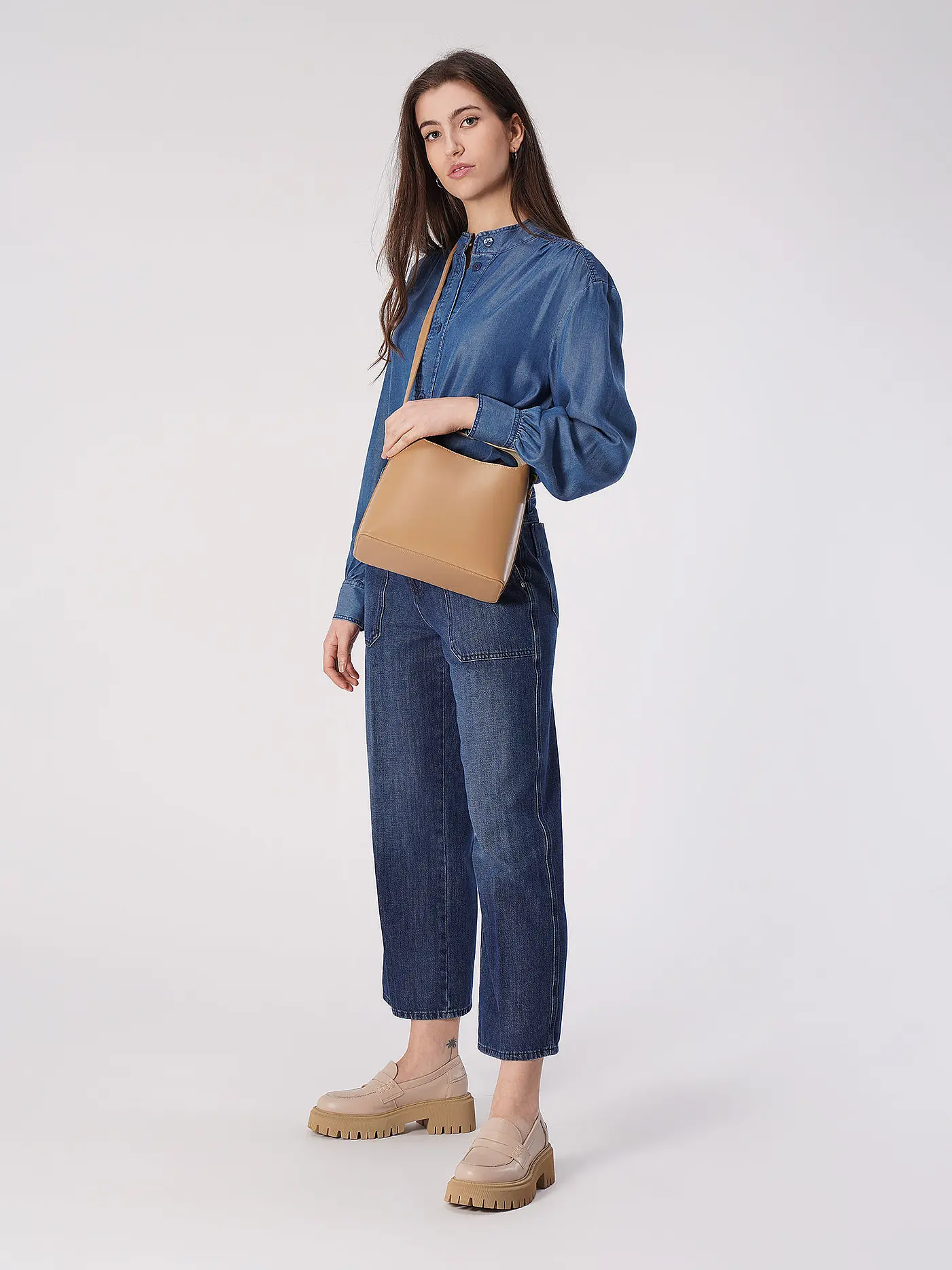 BRAX | Jeans Wide Leg 7/8 MAINE S | dunkelblau
